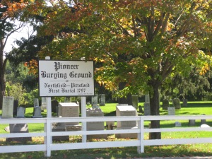 Pioneer Burying Ground in Pittsford, New York